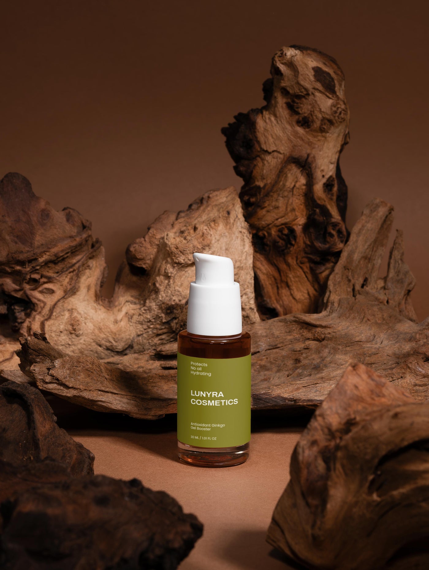 Hydrating antioxidant gel booster for glowing skin